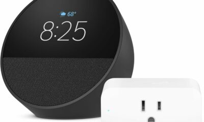 Amazon Echo Spot Smart Display with Smart Plug product image