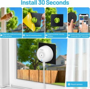Noonkey 2K Window Security Camera with ProMAX Color Night Vision product image