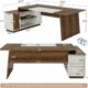 Tribesigns L-Shaped Executive Desk 70.5-Inch with Storage product image
