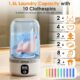 VUHIGIB Portable Washer 1.5L with 7000mAh Battery and 10 Clothespins product image