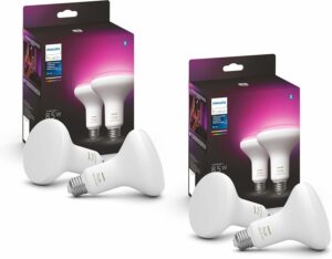 Philips Hue BR30 Smart LED Bulb 85W 1200LM (4-Pack)