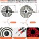 Beaquicy MP22YA Burner Element & Drip Pan Set for Frigidaire Kenmore Crosley product image