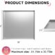 DPZM 32x30-Inch Stainless Steel Washing Machine Drain Pan (No Hole) product image