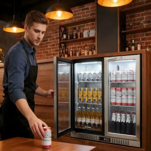 BODEGA BODEGACOOLER 7.4 cu.ft Back Bar Cooler with Glass Doors