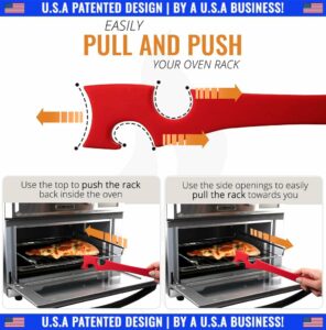 INFRAOVENS Oven Rack Puller Tool with Long Handle