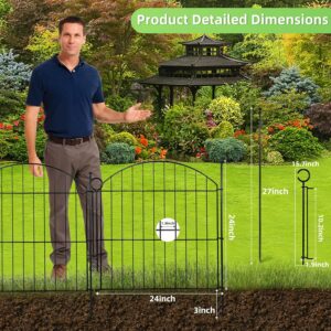 Thrivinest 24-Inch No-Dig Garden Fence (5-Pack)