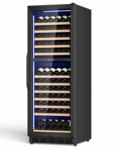 Velivi 24-Inch Dual-Zone Wine Cooler 13.5 Cu. Ft.