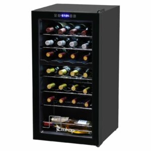 Winado 28-Bottle Dual Zone Compressor Wine Cooler