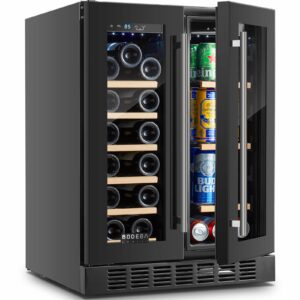 BODEGA 24-Inch Dual Zone Wine and Beverage Refrigerator