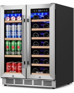 ORYMUSE 24-Inch Dual Zone Wine and Beverage Refrigerator