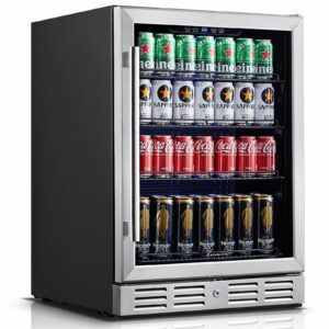 Kalamera 24-Inch 164-Can Beverage Refrigerator