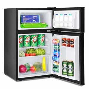 Safeplus Compact Refrigerator 3.2 cu ft with Freezer