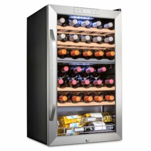 Ivation 33-Bottle Dual-Zone Wine Cooler