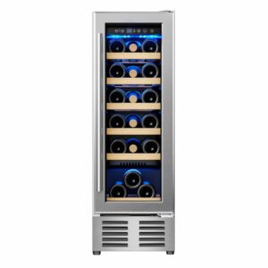 EUHOMY 18-Bottle 12-Inch Wine Cooler Refrigerator