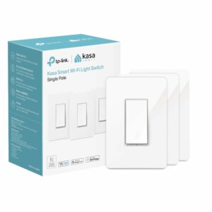 Kasa Smart HS200P3 Wi-Fi Light Switch (3-Pack, Single Pole)