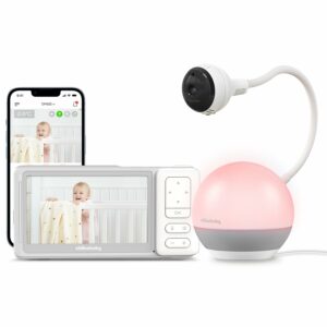 CHILLAX Baby Mood Plus 5-Inch 1080p Wi-Fi Baby Monitor
