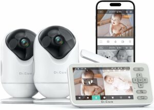 Dr.Care VistaView Lite Smart Baby Monitor with 2 Cameras