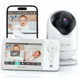 Dr.Care VistaView Lite RB Smart Baby Monitor with 4-Inch Monitor and 720P Camera