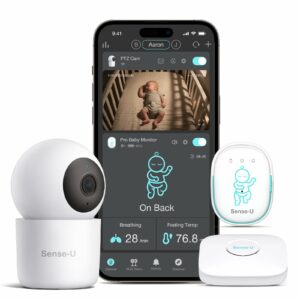 Sense-U Pro 2.5K QHD Baby Monitor with Breathing Monitor