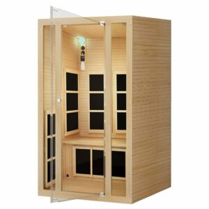 JNH Lifestyles Joyous 2-Person FAR Infrared Sauna with 7 Carbon Heaters