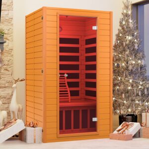 springspa 2-Person Far Infrared Sauna with Near Zero EMF