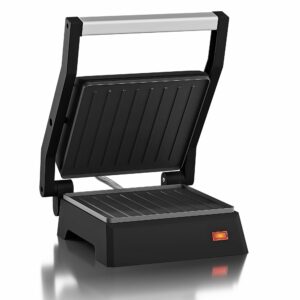 Elite Gourmet EPN160 Compact Electric Panini Press and Grill