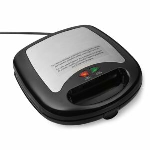 Amazon Basics 3-in-1 Sandwich Maker with Removable Plates, 760W