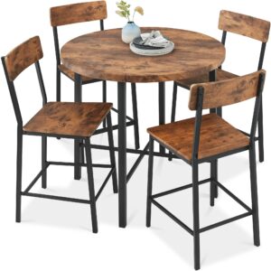 Best Choice Products 5-Piece Counter Height Dining Set