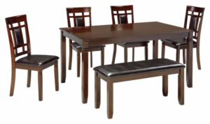 Signature Design by Ashley Bennox Dining Table and Chair Set (6-Piece)