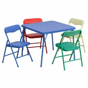Flash Furniture Mindy 5-Piece Folding Table and Chairs Set