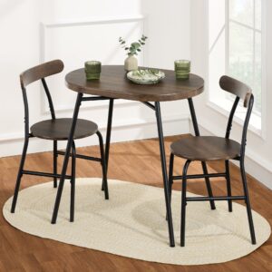 Best Choice Products 3-Piece Oval Dining Table Set w/ 2 Chairs