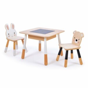 Tender Leaf Toys Forest Table & Chairs Set (Child-Sized Wooden)