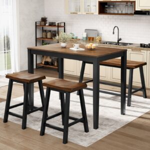 Sophia & William Dining Table Set for 4 with Bench