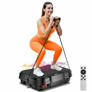ShineMaos Vibration Plate Machine 450 Lbs 250 Speeds