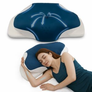 LuxeSpine Memory Foam Contour Pillow for Neck Pain Relief