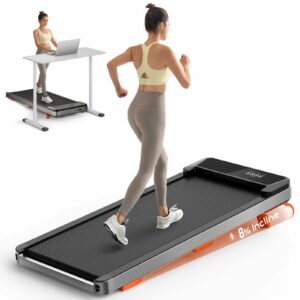 TREAFLOW 2.5HP Under Desk Treadmill with Incline
