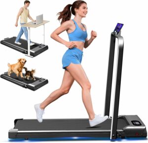 NXSCI 2.5HP Walking Pad Treadmill with Incline (Foldable)