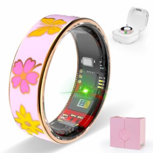 Govllfoz Smart Ring Sleep Tracker Pedometer IP68 Waterproof