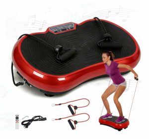 SUPER DEAL Pro Vibration Plate Machine with Bluetooth & Remote, 99 Levels