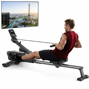 MERACH Magnetic Rowing Machine 16-Level Foldable 350 LBS Capacity