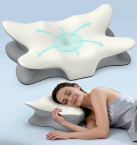 Besyodo Cervical Pillow Cooling Memory Foam for Side Sleepers