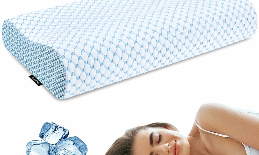 Ylekto Adjustable Contour Memory Foam Pillow for Neck Pain product image