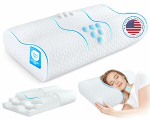 zibroges Adjustable Memory Foam Cervical Pillow Queen Size product image
