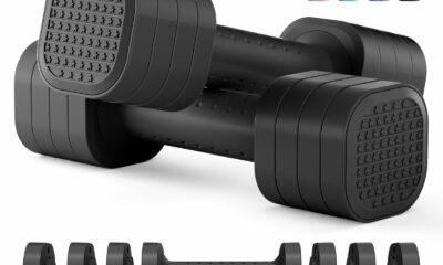 Zempox Adjustable Dumbbell Set (2-Pack) 2-5lb Weights product image