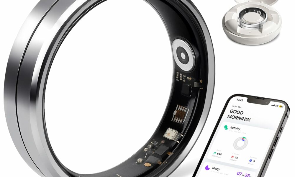 SHGMEET Smart Ring Health Tracker with Heart Rate Monitor product image