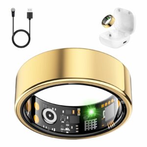 REWSX Smart Ring Fitness Tracker with Heart Rate Blood Oxygen Sleep Step product image
