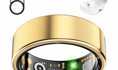 REWSX Smart Ring Fitness Tracker with Heart Rate Blood Oxygen Sleep Step product image