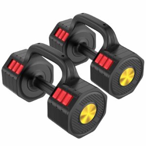 Nimsqury Adjustable Dumbbell Set 41lbs 4-Level Weights product image