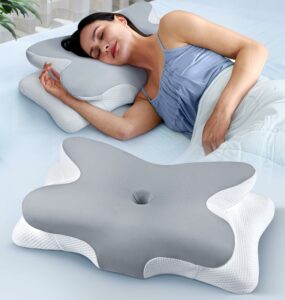Cozyplayer Ergonomic Memory Foam Pillow for Neck Support