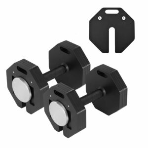 AOC PILATES Adjustable Dumbbell Set 50-120LB (Pair) product image